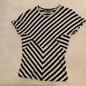 Sportmax (made in Italy) stretch striped top - small/petite size